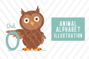 Animal Alphabet O for Owl: A Clever Typeface with Character