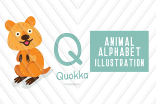 Animal Alphabet Q for Quokka: A Joyful Typeface for Modern Design