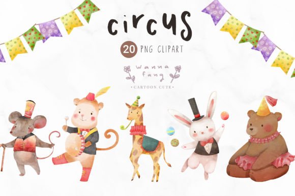Animal Circus Adorable Animal Watercolor: A Designer's Guide