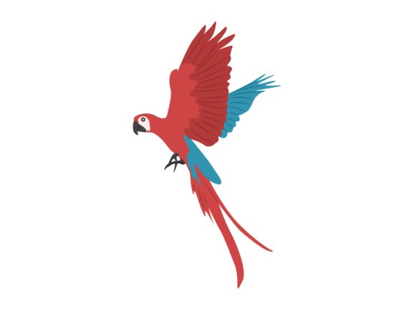 Bringing Wildlife to Your Canvas: The Parrot is Flying Animal Illustration