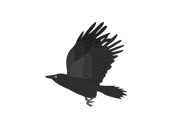 Crow Flapping Its Wings: Unleashing Dynamic Energy in Your Designs