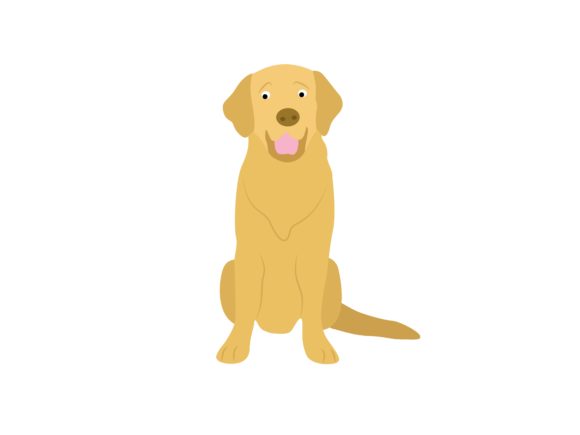 Golden Retrievers Dog Standing Animal: Your Go-To Design Asset