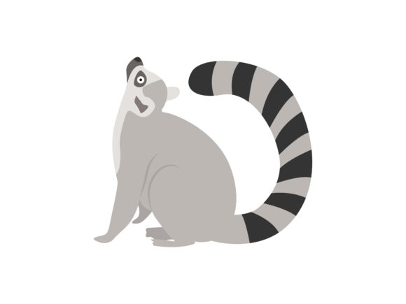 Lemurs Raise Their Heads Animal: A Playful Design Asset for Every Creator