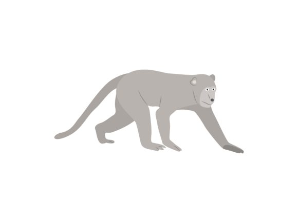 Monkey Animal: A Playful Asset for Creative Projects