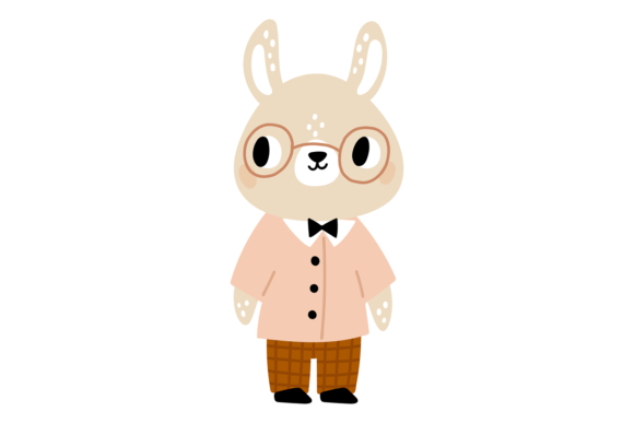 Rabbit in Glasses: The Gentleman Font with Character