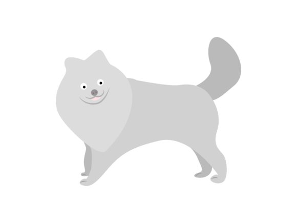 The Unmistakable Charm of Pomeranian Dog Animal Illustrations
